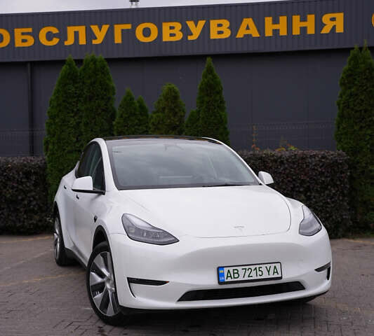 Білий Тесла Model Y, об'ємом двигуна 0 л та пробігом 53 тис. км за 27500 $, фото 1 на Automoto.ua