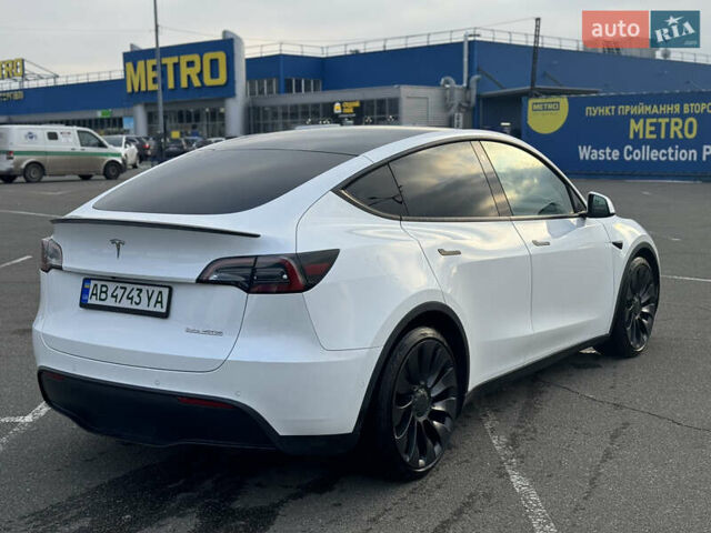 Белый Тесла Model Y, объемом двигателя 0 л и пробегом 43 тыс. км за 27500 $, фото 17 на Automoto.ua