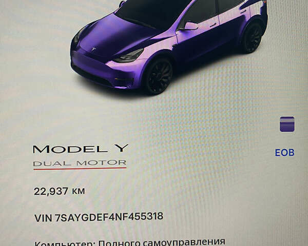 Белый Тесла Model Y, объемом двигателя 0 л и пробегом 23 тыс. км за 45000 $, фото 57 на Automoto.ua