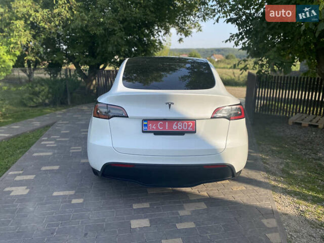 Белый Тесла Model Y, объемом двигателя 0 л и пробегом 58 тыс. км за 24000 $, фото 45 на Automoto.ua