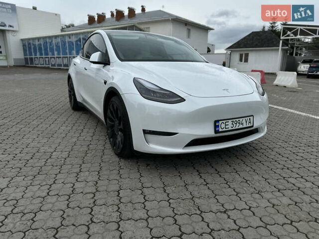 Білий Тесла Model Y, об'ємом двигуна 0 л та пробігом 49 тис. км за 32500 $, фото 5 на Automoto.ua