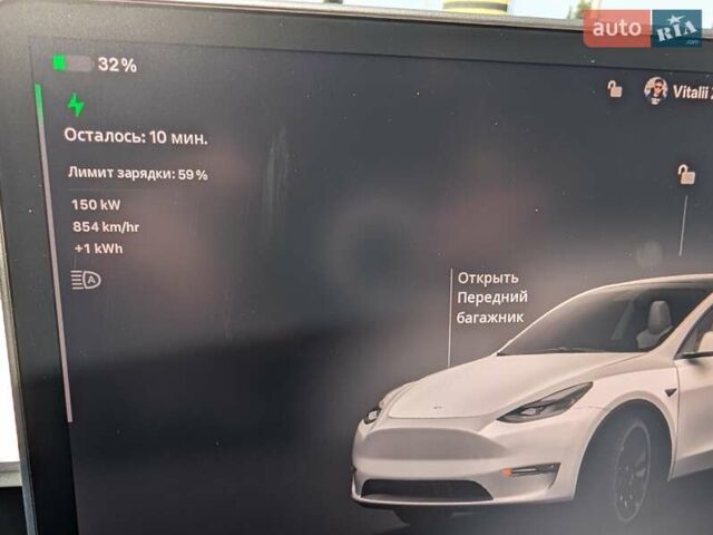 Белый Тесла Model Y, объемом двигателя 0 л и пробегом 39 тыс. км за 29500 $, фото 36 на Automoto.ua