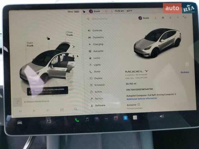 Білий Тесла Model Y, об'ємом двигуна 0 л та пробігом 29 тис. км за 8500 $, фото 8 на Automoto.ua
