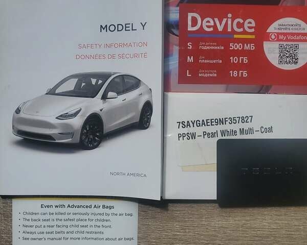 Белый Тесла Model Y, объемом двигателя 0 л и пробегом 19 тыс. км за 29999 $, фото 14 на Automoto.ua