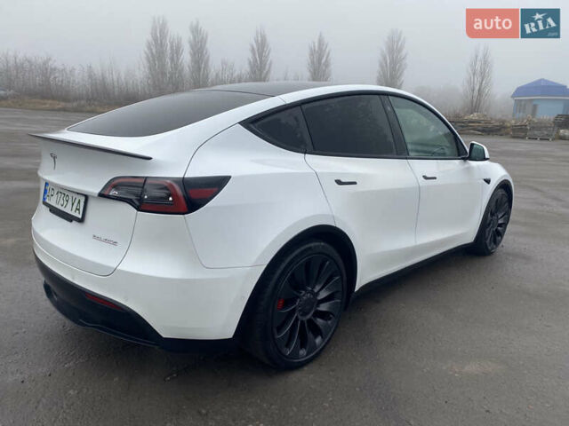 Белый Тесла Model Y, объемом двигателя 0 л и пробегом 58 тыс. км за 29500 $, фото 6 на Automoto.ua
