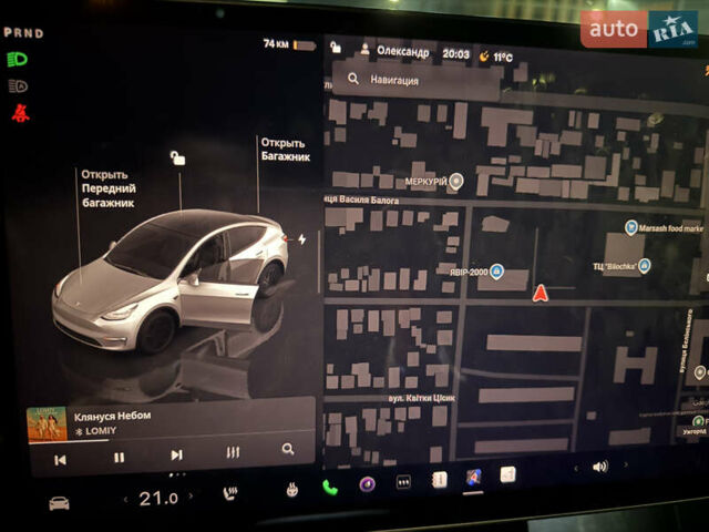 Белый Тесла Model Y, объемом двигателя 0 л и пробегом 53 тыс. км за 30000 $, фото 2 на Automoto.ua