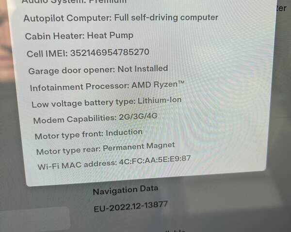 Білий Тесла Model Y, об'ємом двигуна 0 л та пробігом 10 тис. км за 45500 $, фото 49 на Automoto.ua