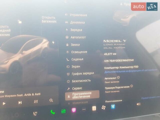 Білий Тесла Model Y, об'ємом двигуна 0 л та пробігом 45 тис. км за 21500 $, фото 9 на Automoto.ua