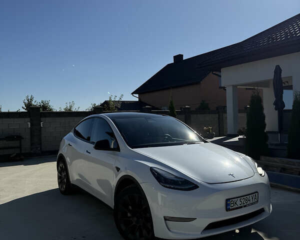 Тесла Model Y 2022 в Ровно на Automoto.ua Белый Тесла Model Y, объемом двигателя 0 л и пробегом 105 тыс. км за 27000 $, фото 6 на Automoto.ua