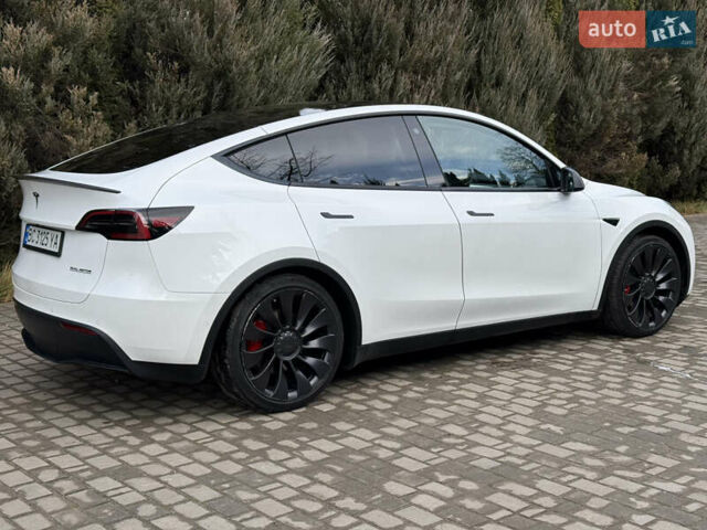 Белый Тесла Model Y, объемом двигателя 0 л и пробегом 129 тыс. км за 27400 $, фото 11 на Automoto.ua