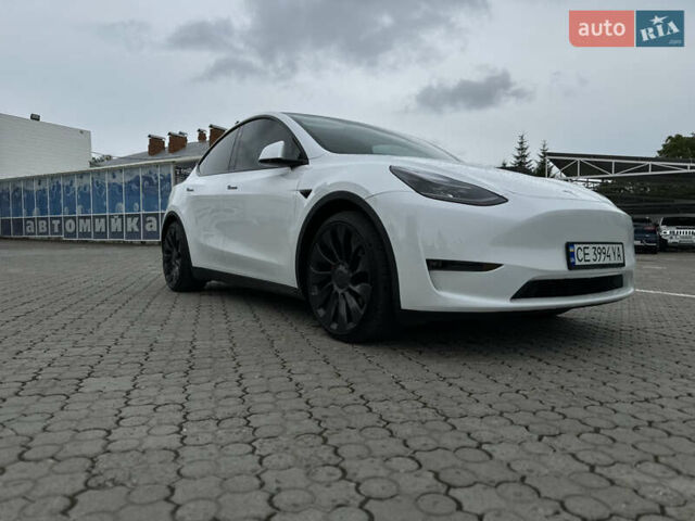 Білий Тесла Model Y, об'ємом двигуна 0 л та пробігом 49 тис. км за 32500 $, фото 6 на Automoto.ua