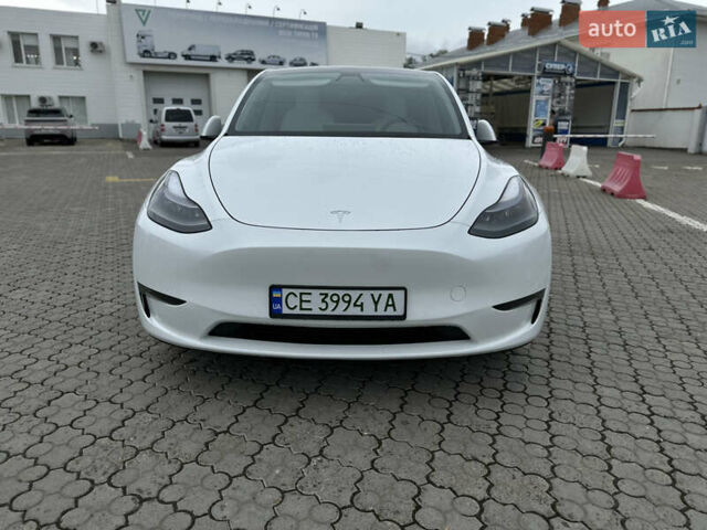 Білий Тесла Model Y, об'ємом двигуна 0 л та пробігом 49 тис. км за 32500 $, фото 3 на Automoto.ua