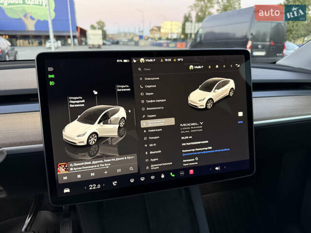 Белый Тесла Model Y, объемом двигателя 0 л и пробегом 81 тыс. км за 25900 $, фото 9 на Automoto.ua