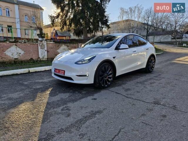 Білий Тесла Model Y, об'ємом двигуна 0 л та пробігом 97 тис. км за 24000 $, фото 1 на Automoto.ua