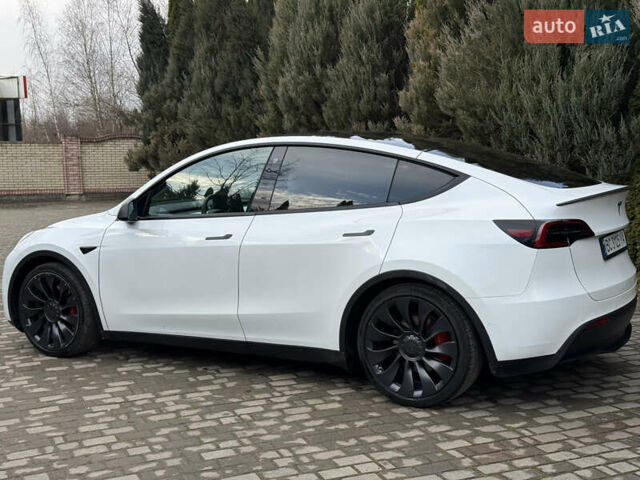 Белый Тесла Model Y, объемом двигателя 0 л и пробегом 129 тыс. км за 27400 $, фото 16 на Automoto.ua