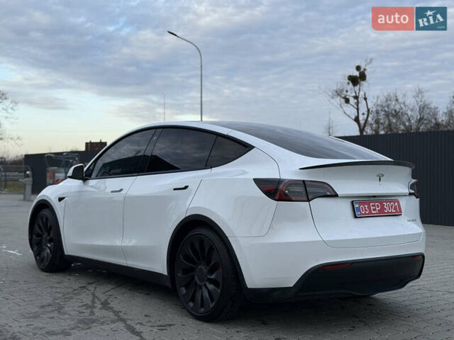 Белый Тесла Model Y, объемом двигателя 0 л и пробегом 59 тыс. км за 28950 $, фото 6 на Automoto.ua