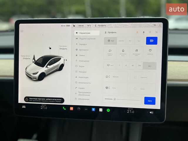 Білий Тесла Model Y, об'ємом двигуна 0 л та пробігом 23 тис. км за 37500 $, фото 10 на Automoto.ua