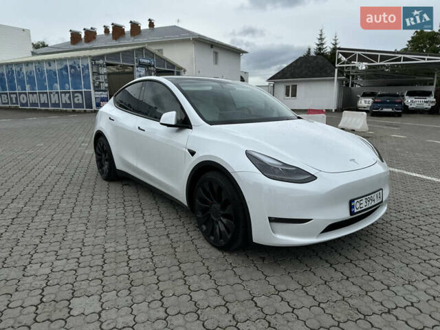 Білий Тесла Model Y, об'ємом двигуна 0 л та пробігом 49 тис. км за 32500 $, фото 7 на Automoto.ua