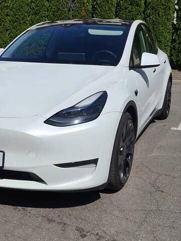 Белый Тесла Model Y, объемом двигателя 0 л и пробегом 62 тыс. км за 30700 $, фото 13 на Automoto.ua