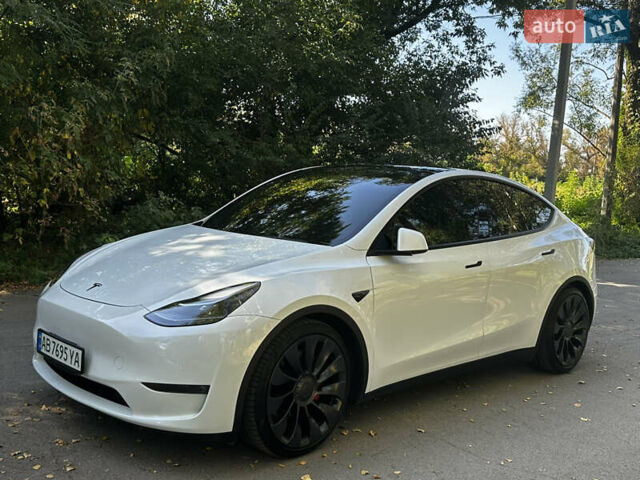 Білий Тесла Model Y, об'ємом двигуна 0 л та пробігом 38 тис. км за 29700 $, фото 1 на Automoto.ua