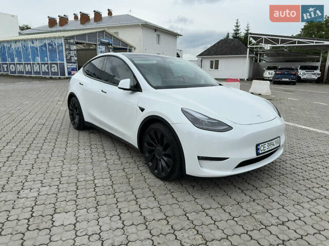 Білий Тесла Model Y, об'ємом двигуна 0 л та пробігом 49 тис. км за 32500 $, фото 8 на Automoto.ua