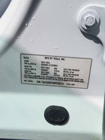 Белый Тесла Model Y, объемом двигателя 0 л и пробегом 62 тыс. км за 30700 $, фото 12 на Automoto.ua