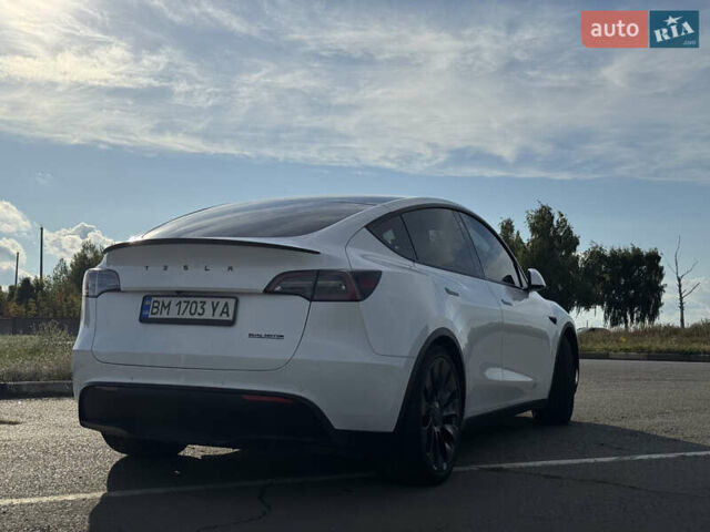 Белый Тесла Model Y, объемом двигателя 0 л и пробегом 51 тыс. км за 31000 $, фото 10 на Automoto.ua