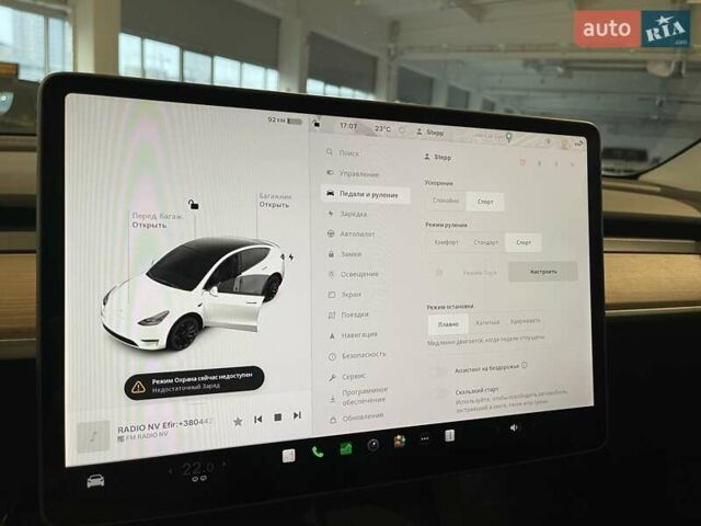 Белый Тесла Model Y, объемом двигателя 0 л и пробегом 14 тыс. км за 47800 $, фото 16 на Automoto.ua