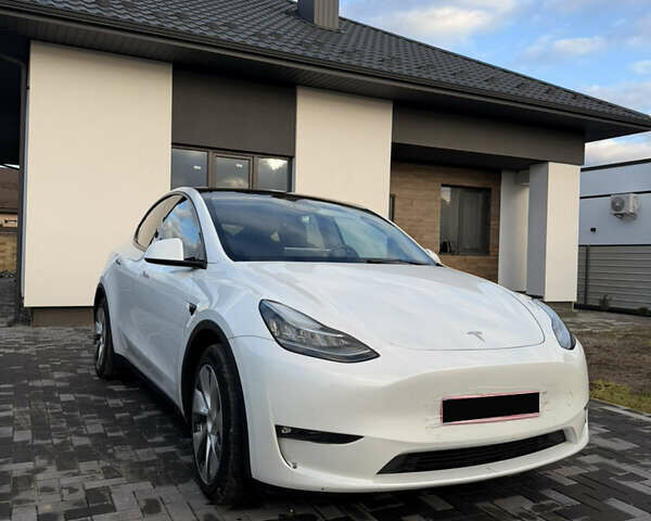 Білий Тесла Model Y, об'ємом двигуна 0 л та пробігом 52 тис. км за 26000 $, фото 1 на Automoto.ua