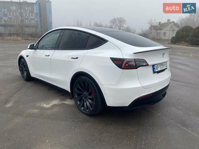 Белый Тесла Model Y, объемом двигателя 0 л и пробегом 58 тыс. км за 29500 $, фото 12 на Automoto.ua
