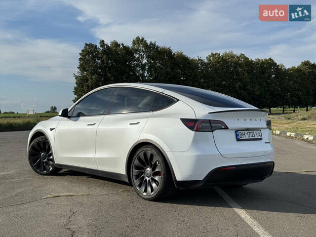 Белый Тесла Model Y, объемом двигателя 0 л и пробегом 51 тыс. км за 31000 $, фото 8 на Automoto.ua