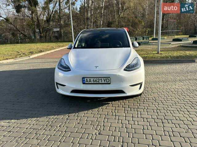 Білий Тесла Model Y, об'ємом двигуна 0 л та пробігом 44 тис. км за 28900 $, фото 4 на Automoto.ua