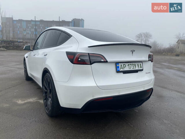 Белый Тесла Model Y, объемом двигателя 0 л и пробегом 58 тыс. км за 29500 $, фото 10 на Automoto.ua