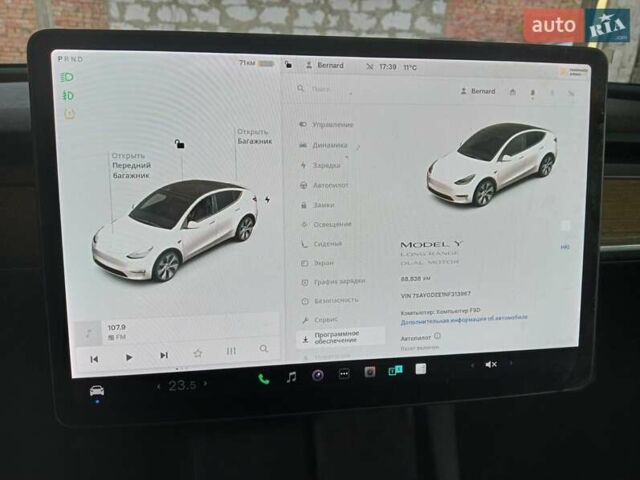 Белый Тесла Model Y, объемом двигателя 0 л и пробегом 82 тыс. км за 24499 $, фото 9 на Automoto.ua