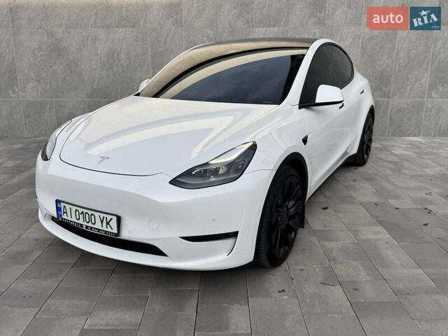 Белый Тесла Model Y, объемом двигателя 0 л и пробегом 45 тыс. км за 33900 $, фото 10 на Automoto.ua