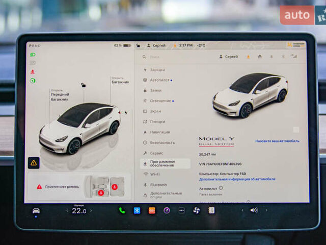 Белый Тесла Model Y, объемом двигателя 0 л и пробегом 20 тыс. км за 36900 $, фото 34 на Automoto.ua