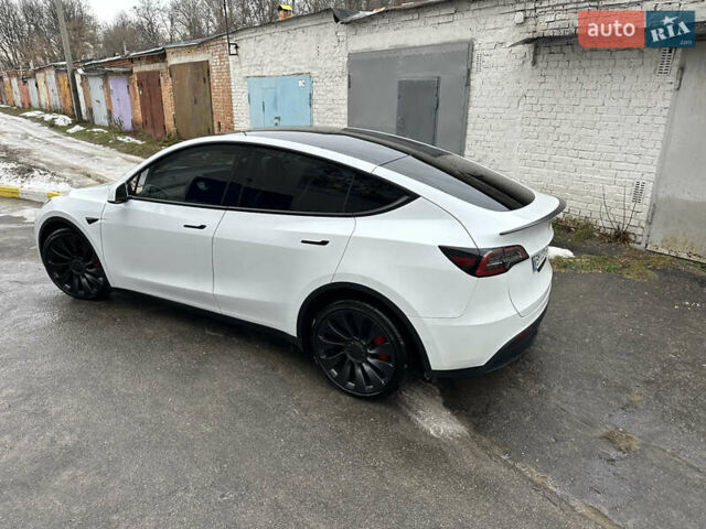 Белый Тесла Model Y, объемом двигателя 0 л и пробегом 38 тыс. км за 44900 $, фото 11 на Automoto.ua