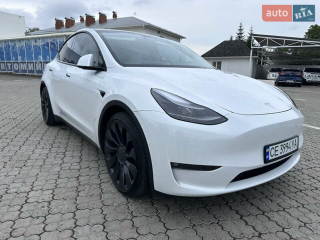 Білий Тесла Model Y, об'ємом двигуна 0 л та пробігом 49 тис. км за 32500 $, фото 39 на Automoto.ua