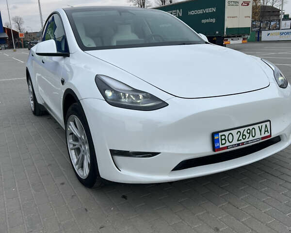 Белый Тесла Model Y, объемом двигателя 0 л и пробегом 15 тыс. км за 36900 $, фото 2 на Automoto.ua