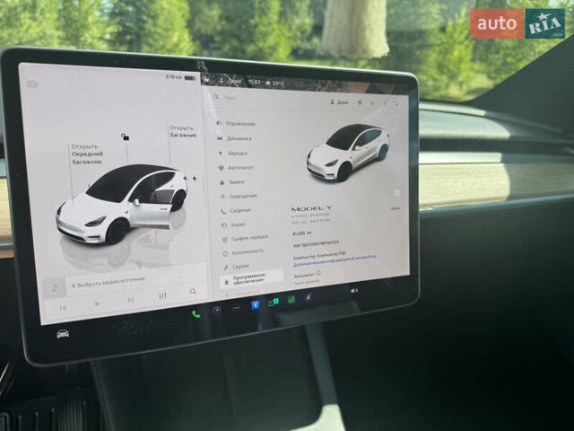 Белый Тесла Model Y, объемом двигателя 0 л и пробегом 62 тыс. км за 39500 $, фото 24 на Automoto.ua