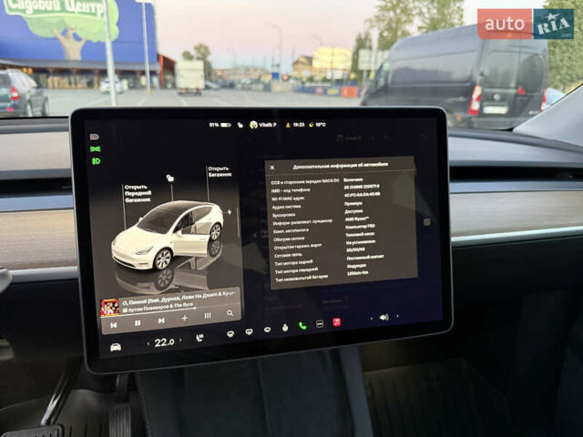 Белый Тесла Model Y, объемом двигателя 0 л и пробегом 81 тыс. км за 25900 $, фото 10 на Automoto.ua