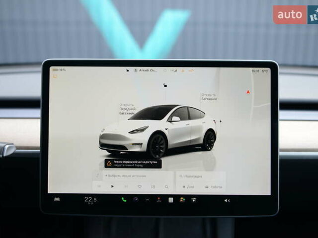 Тесла Model Y 2022 у Мукачеве на Automoto.ua Білий Тесла Model Y, об'ємом двигуна 0 л та пробігом 17 тис. км за 46500 $, фото 37 на Automoto.ua