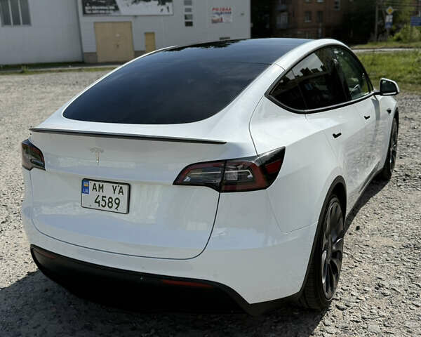 Белый Тесла Model Y, объемом двигателя 0 л и пробегом 57 тыс. км за 31000 $, фото 7 на Automoto.ua