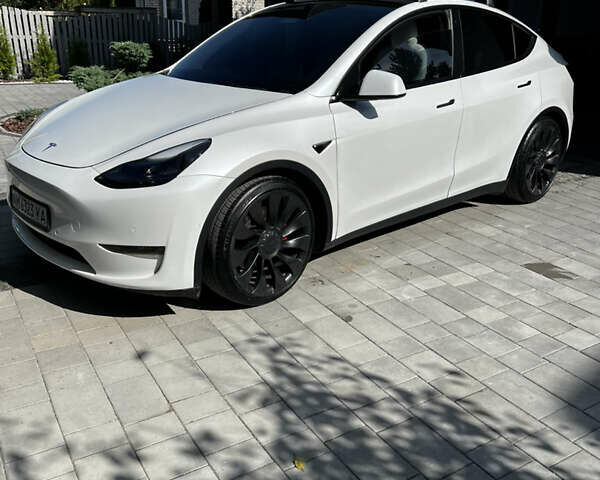 Белый Тесла Model Y, объемом двигателя 0 л и пробегом 59 тыс. км за 26999 $, фото 10 на Automoto.ua