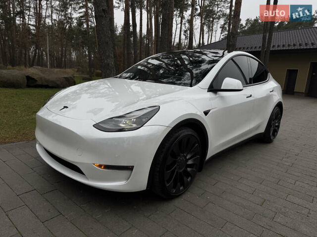 Белый Тесла Model Y, объемом двигателя 0 л и пробегом 74 тыс. км за 25700 $, фото 8 на Automoto.ua