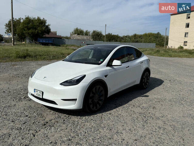 Білий Тесла Model Y, об'ємом двигуна 0 л та пробігом 57 тис. км за 27000 $, фото 2 на Automoto.ua