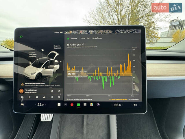 Белый Тесла Model Y, объемом двигателя 0 л и пробегом 68 тыс. км за 35000 $, фото 22 на Automoto.ua