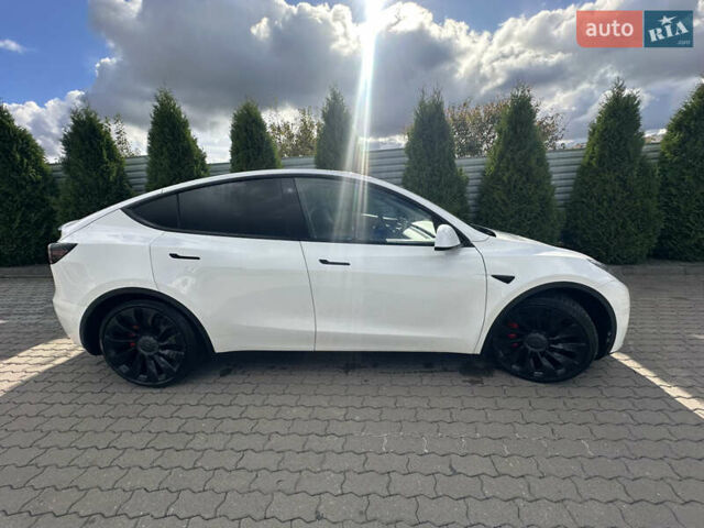 Белый Тесла Model Y, объемом двигателя 0 л и пробегом 5 тыс. км за 25333 $, фото 6 на Automoto.ua