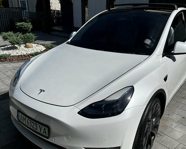 Белый Тесла Model Y, объемом двигателя 0 л и пробегом 59 тыс. км за 26999 $, фото 7 на Automoto.ua