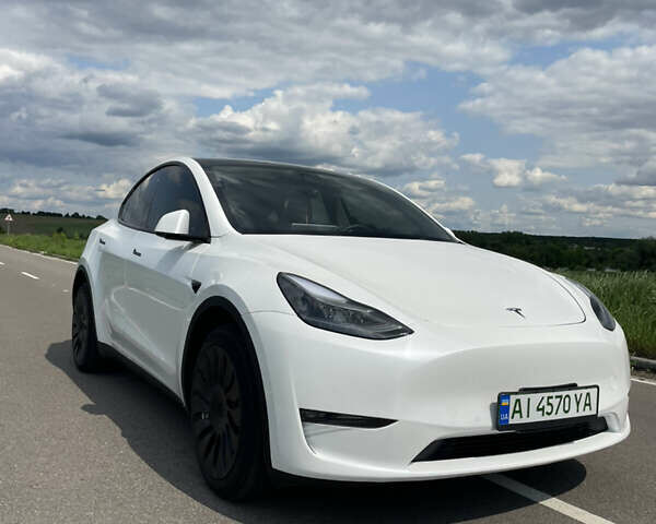 Белый Тесла Model Y, объемом двигателя 0 л и пробегом 76 тыс. км за 24900 $, фото 1 на Automoto.ua